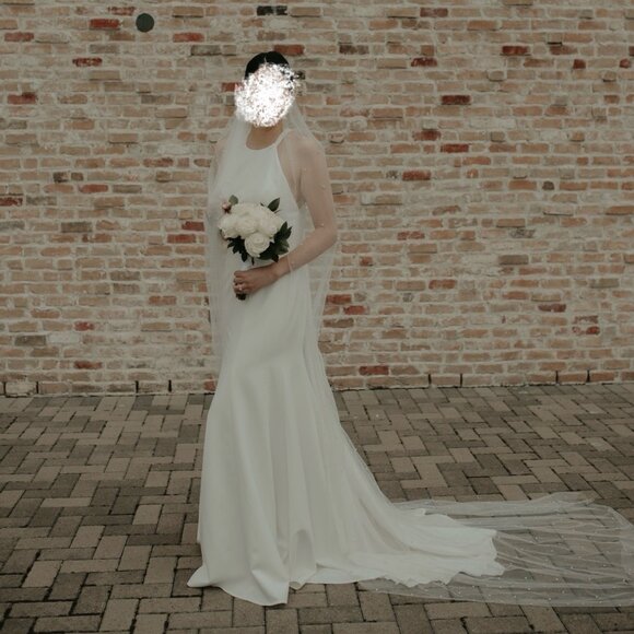 Jenny Yoo Dresses | Jenny By Jenny Yoo Shipley Halter Wedding Gown | Color: White | Size: 8 | Jessica202412's Closet